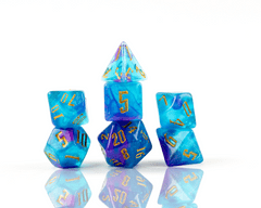 Sirius Dice - Cerulean Nebula 7pc+1 bonus